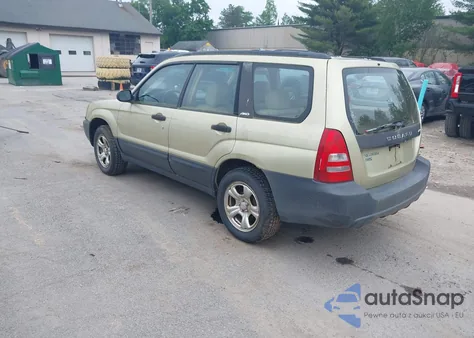 2003 Subaru Forester X from USA, damaged, VIN JF1SG636X3G740535